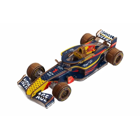 Veter Models 3D Modelbouwpakket Racer V3 Akv-13 Geel/Zwart/Rood 17X7X4Cm