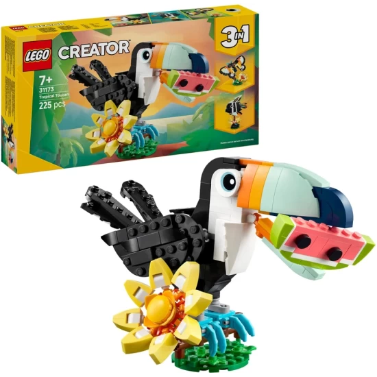 Lego Creator 31173 Wilde Dieren: Tropische Toekan Lego Creator 31173 Wilde Dieren: Tropische Toekan