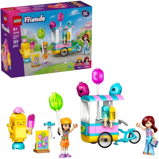 Lego Friends 42692 Ice Cream And Balloon Stand