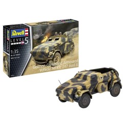 German Command Armoured Vehicle Sd.kfz.247 Ausf.b Revell Modelbouwpakket German Command Armoured Vehicle Sd.kfz.247 Ausf.b Revell Modelbouwpakket