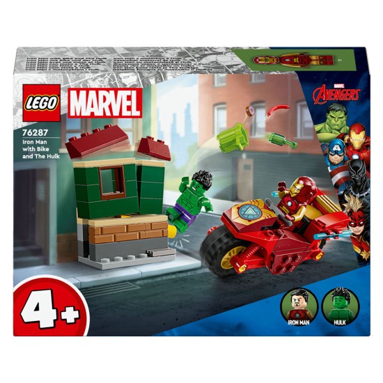 Lego Super Heroes 76287 Iron Man Met Motor En De Hulk Lego Super Heroes 76287 Iron Man Met Motor En De Hulk