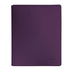 Pro-Binder Zippered 9-Pocket Vivid Midnight Plum