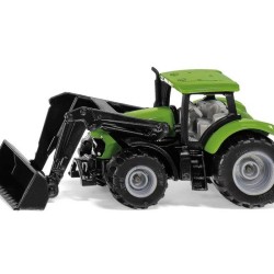 Siku Deutz-Fahr Met Voorlader Metaal/Kunststof Groen Beweegbare Voorlader Verwijderbare Cabine Trekhaak Siku Deutz-Fahr Met Voorlader Metaal/Kunststof Groen Beweegbare Voorlader Verwijderbare Cabine Trekhaak