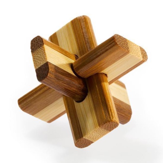 3D Bamboo Breinpuzzel Doublecross ** 3D Bamboo Breinpuzzel Doublecross **