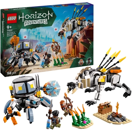 Lego Horizon 77037 Aloy En Varl Tegen Tank Walker En Sawtooth