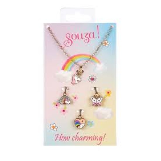 Cadeauset Miracles Ketting + 3 Bedeltjes (1 Set/Kaartje 1 Kaartje)