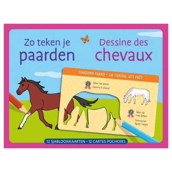 Sjabloonkaarten Zo Teken Je Paarden Sjabloonkaarten Zo Teken Je Paarden