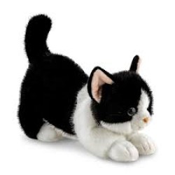 Borealis Zwart Witte Kat 31 Cm Borealis Zwart Witte Kat 31 Cm
