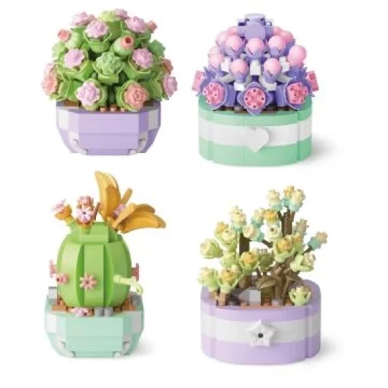 Brick Garden Plant 6 Cm 4 Assorti