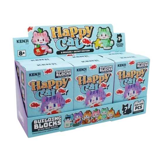 Building Blocks Lg Happy Cat