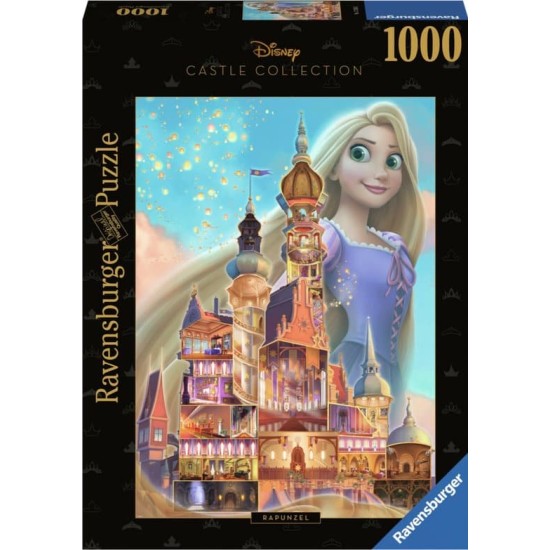 Ravensburger Puzzel Disney Castles - Rapunzel 1000St. Ravensburger Puzzel Disney Castles - Rapunzel 1000St.