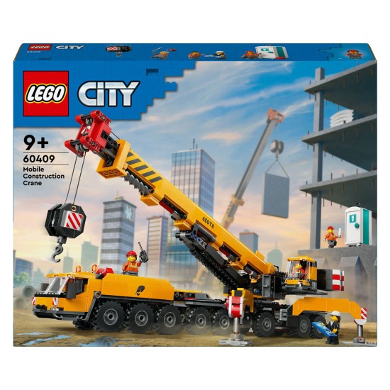 Lego City 60409 Gele Mobiele Bouwkraan Lego City 60409 Gele Mobiele Bouwkraan