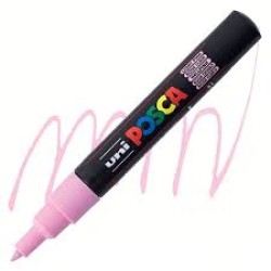 Posca Verfmarker (Conisch) Extra Fijn: Lichtroze Posca Verfmarker (Conisch) Extra Fijn: Lichtroze