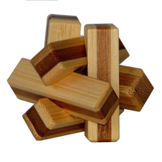 3D Bamboo Breinpuzzel Firewood ** 3D Bamboo Breinpuzzel Firewood **