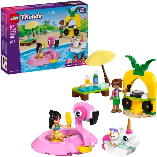 Lego Classic 42658 Zwembadfeestje Met Flamingo En Eenhoorn