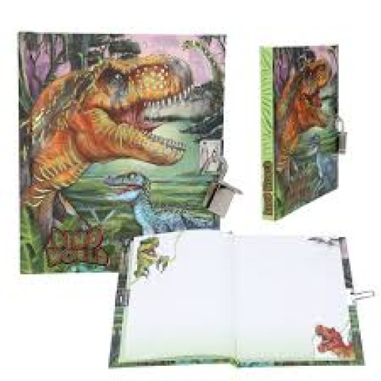Dino World Dagboek Met Slot