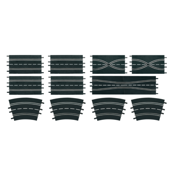 Extension Set (4 Straights 2 Lane Change Sections 2 Chicanes 4 Curves 2/30°) Extension Set (4 Straights 2 Lane Change Sections 2 Chicanes 4 Curves 2/30°)