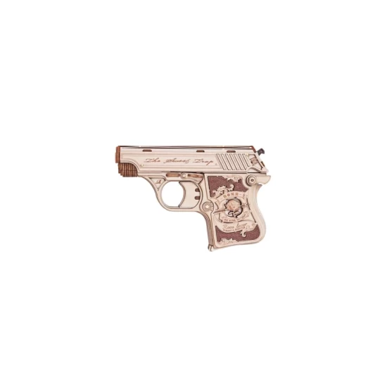 Robotime 3D Houten Puzzel Mini Gun Lq502 145X4X108Cm