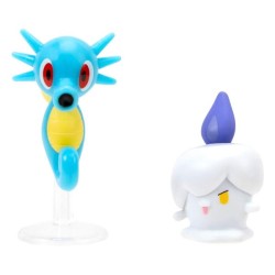 Pokemon Battle Figure Set Figure 2-Pack Litwick Horsea