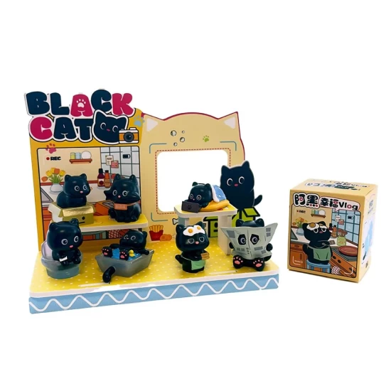 Figurine Tomi Black Cat Lg Figurine Tomi Black Cat Lg