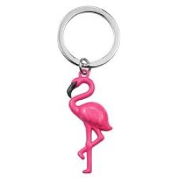 Flamingo Keyring Deep Pink Flamingo With Flamingo Keyring Deep Pink Flamingo With