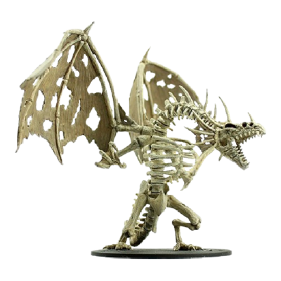 Pathfinder Battles Deep Cuts Unpainted Miniatures Gargantuan Skeletal Dragon
