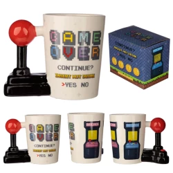 Game Over Joystick - Gevormd Handvat Keramiek Mok Game Over Joystick - Gevormd Handvat Keramiek Mok