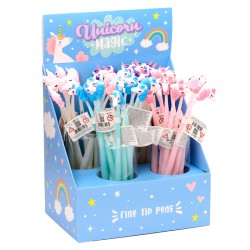 Eenhoorn Magie Fijnschrijver Pen - Zwart