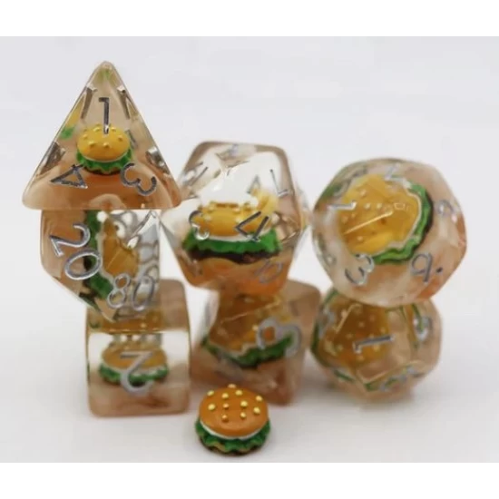 Hamburger Rpg Dice Set Hamburger Rpg Dice Set