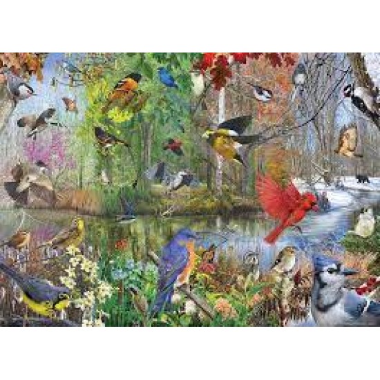 Cobble Hill Puzzle 1000 Pieces - Birds Of The Season