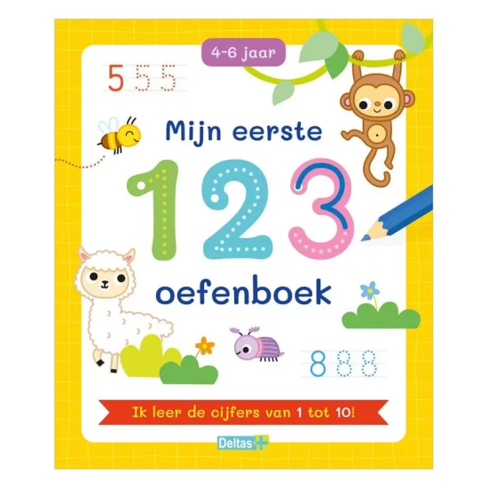 Mijn Eerste 123 Oefenboek (4-6 J.)