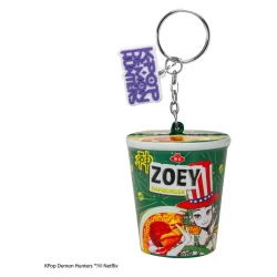 Kpop Demon Hunters Squishy Keychain Zoey Hamburger Noodles Kpop Demon Hunters Squishy Keychain Zoey Hamburger Noodles