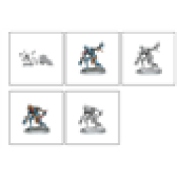 Dungeons  And  Dragons Frameworks Miniatures Model Kit 2-Pack Ghast  And  Ghoul