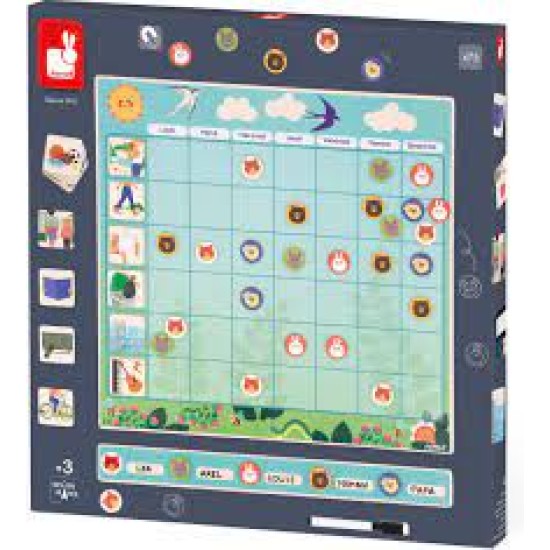 Janod Magneetbord - Weekplanning