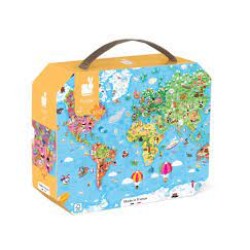 Janod Puzzel - Wereld Giant Janod Puzzel - Wereld Giant