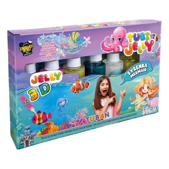 Tuban - Tubi Jelly Set With 6 Colors – Mermaid Tuban - Tubi Jelly Set With 6 Colors – Mermaid