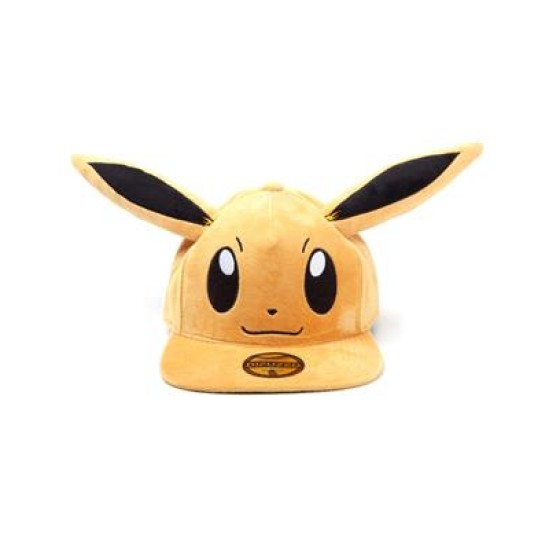 Pokemon Eevee Plush Snapback Cap
