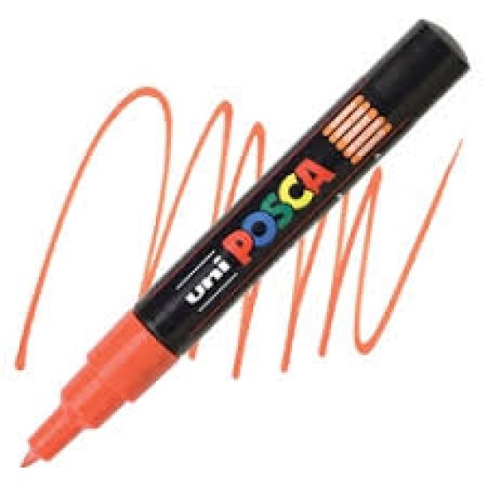 Posca Verfmarker (Conisch) Extra Fijn: Oranje