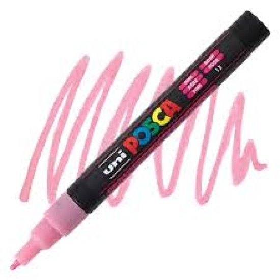 Posca Verfmarker (Conisch) Fijn Glitter: Roze