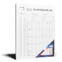 Klaverjas Scorebloc 100Vel A5