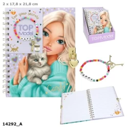 Topmodel Dagboek Met Slot En Armband