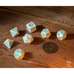 The Witcher Dice Set – Ciri – The Law Of Surprise (7 Pcs + Coin)