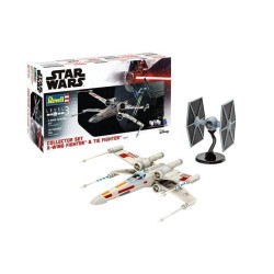 Collector Set X-Wing Fighter + Tie Fighter Revell Modelbouwpakket Met Basisaccessoires Collector Set X-Wing Fighter + Tie Fighter Revell Modelbouwpakket Met Basisaccessoires