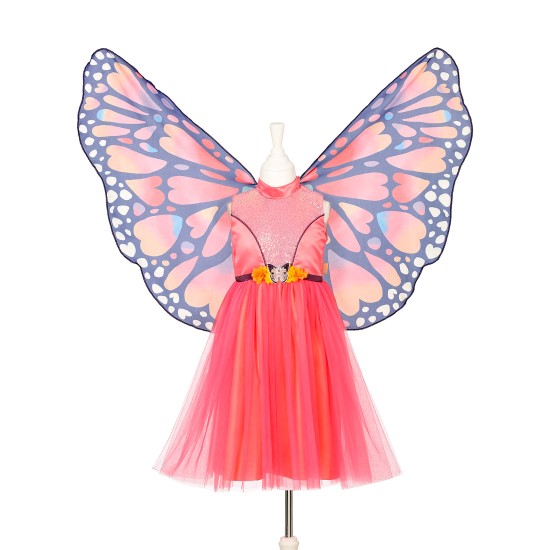 Papillon Jurk + Vleugels 3-4 Jaar 98-104 Cm (1 Set)