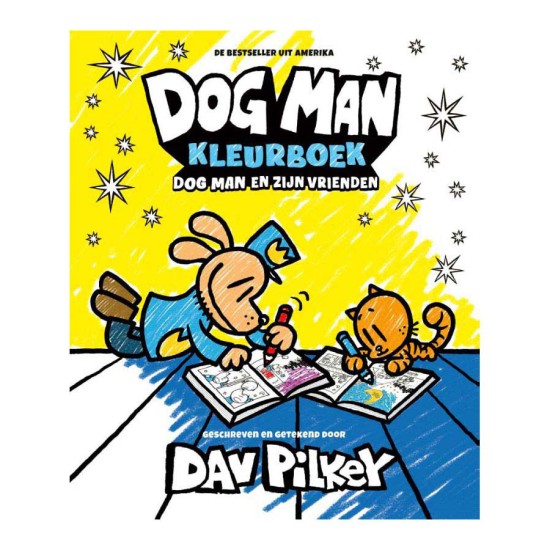 Dog Man Kleurboek Kleurboek Dog Man Kleurboek Kleurboek