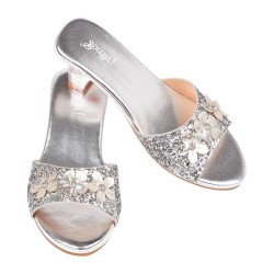 Slipper H.heel Mariona Silver Metallic Sz 24/25 (1 Pair) Slipper H.heel Mariona Silver Metallic Sz 24/25 (1 Pair)