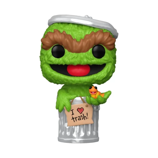 Sesame Street Pop! Tv Vinyl Figure Oscar The Grouch 9 Cm