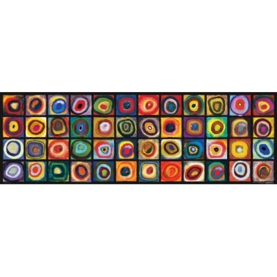 Color Study Of Squares – Panorama (1000)