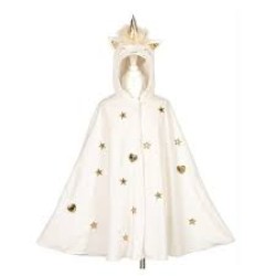 Unicorn Cape Off White 4-8 Yrs 104-128 Cm (1 Pc) Unicorn Cape Off White 4-8 Yrs 104-128 Cm (1 Pc)