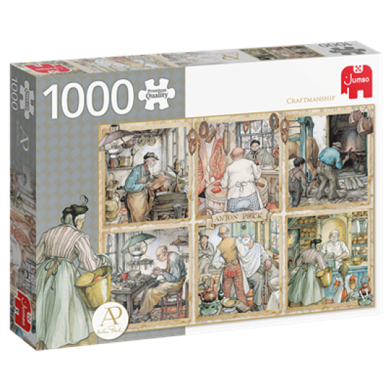 Puzzel Anton Pieck: Vakmanschap 1000 Stukjes